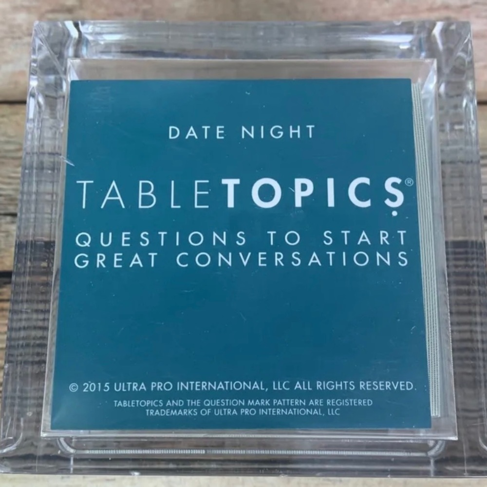 Table Topics | Date Night | Questions To Start Great Conversations